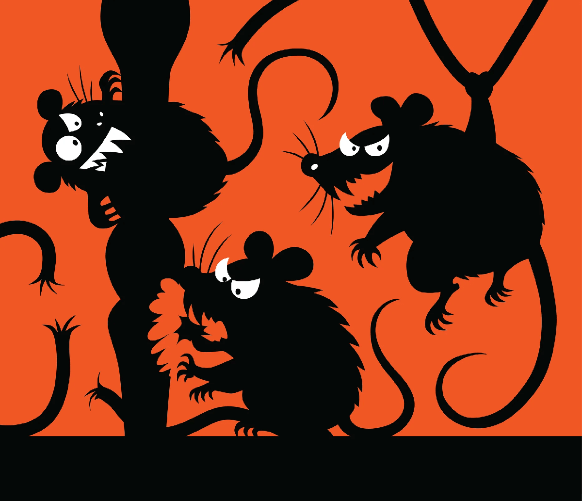 Halloween representation of mouse