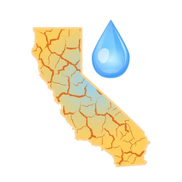 a representation of water and drought